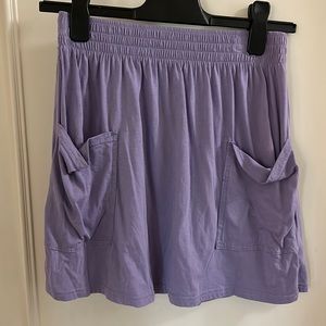 TALULA purple skirt with pockets.
